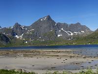 Norwegen - Flakstadpollen Panorama bei Kilan auf Flakstadøya / Lofoten